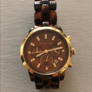 Michael Kors Tortoise Shell Watch